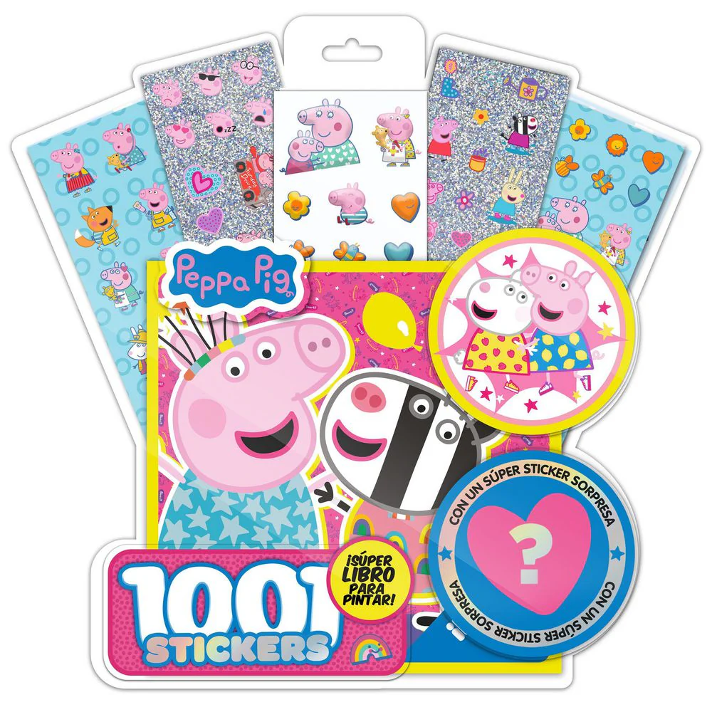 1001 Stickers Peppa Pig - Disney - Imagen 2